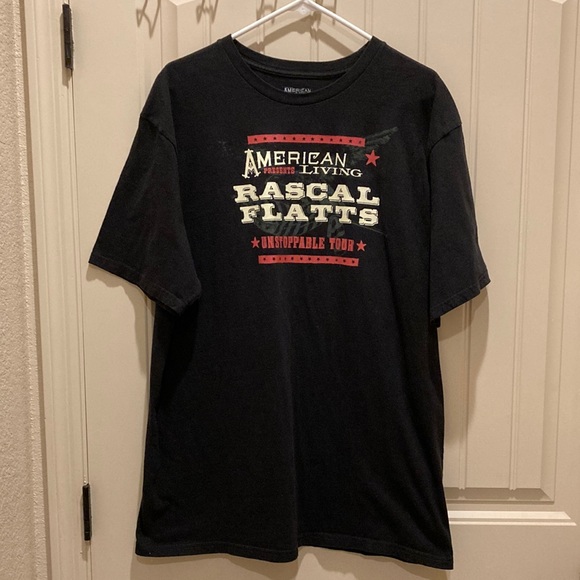 American Living Other - Rascal Flats 2009 Unstoppable Tour Men’s Size XL Rockabilly Black Cotton Tee